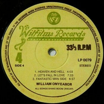 LP William Onyeabor - Who Is William Onyeabor? (3 LP) - 5