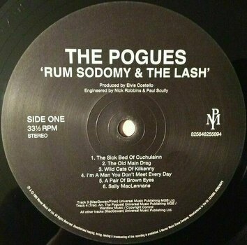 Disco de vinilo The Pogues Rum Sodomy & The Lash (LP) - 3