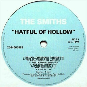 Vinyl Record The Smiths - Hatful Of Hollow (LP) - 2