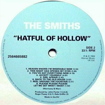 Vinyl Record The Smiths - Hatful Of Hollow (LP) - 3