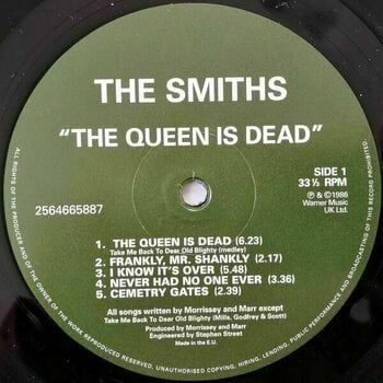 Disco de vinilo The Smiths - The Queen Is Dead (LP) - 2