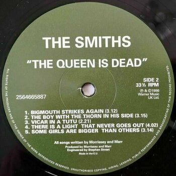 Vinyl Record The Smiths - The Queen Is Dead (LP) - 3