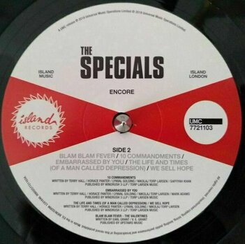 Vinyl Record The Specials - Encore (LP) - 5