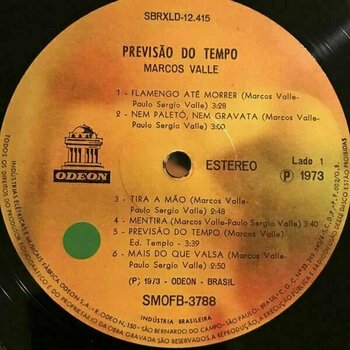Vinyl Record Marcos Valle - Previsao Do Tempo (LP) - 2