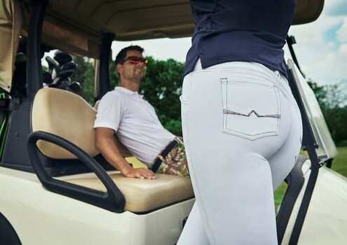 Панталони за голф Alberto Mona-G 3xDRY Cooler White 34 - 2