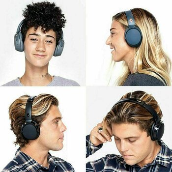 Słuchawki bezprzewodowe On-ear Skullcandy Riff Wireless Blue/Speckle/Sunset - 6