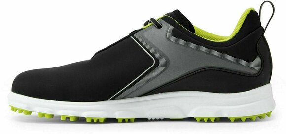 Pantofi de golf pentru bărbați Footjoy Superlites Negru/Lămâie verde 44,5 - 2