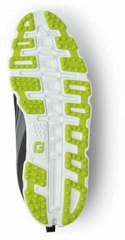 Pantofi de golf pentru bărbați Footjoy Superlites Negru/Lămâie verde 44,5 - 4
