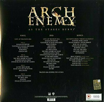 Disco de vinilo Arch Enemy - As The Stages Burn! (2 LP + DVD) - 2