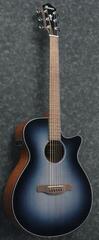 electro-acoustic guitar Ibanez AEG50-IBH Indigo Blue Burst electro-acoustic guitar - 1