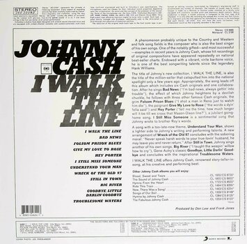 Vinyl Record Johnny Cash I Walk the Line (LP) - 2