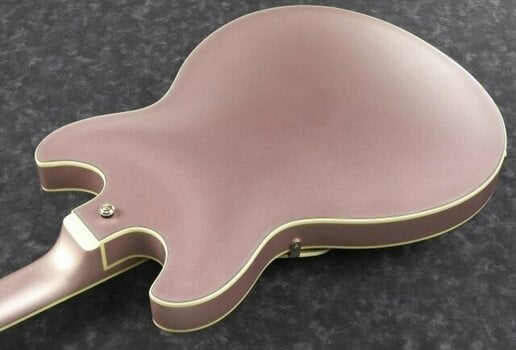 Semi-akoestische gitaar Ibanez AS73G-RGF Rose Gold Metallic Flat - 4