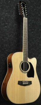 12-string Acoustic-electric Guitar Ibanez PF1512ECE Natural - 2