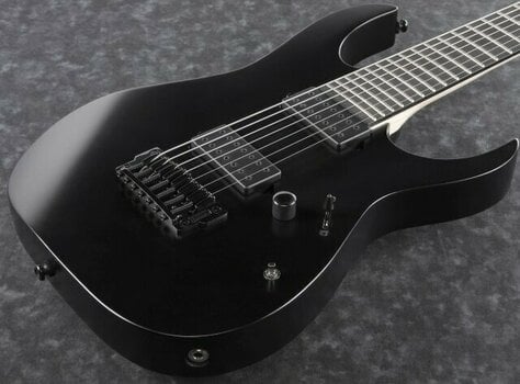 7-string Electric Guitar Ibanez RGIXL7-BKF Black Flat - 3
