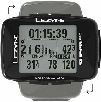 Kerkékpár elektronika Lezyne Super Pro GPS - 3