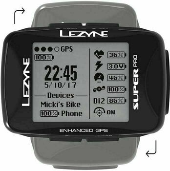 Kerkékpár elektronika Lezyne Super Pro GPS - 4