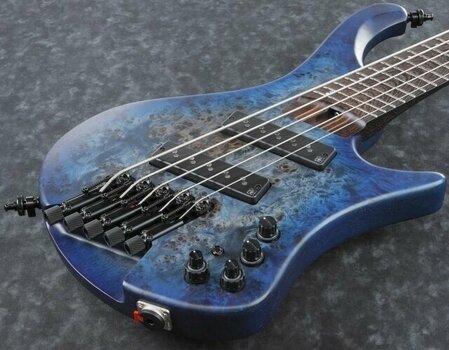 Headless Bass Guitar Ibanez EHB1505MS-PLF Pacific Blue Burst Flat - 3