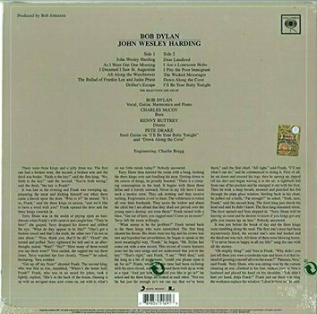 Vinyl Record Bob Dylan John Wesley Harding (2010) (LP) - 2