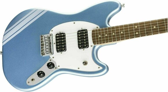 Electric guitar Fender Squier FSR Bullet Competition Mustang HH IL Lake Placid Blue - 4