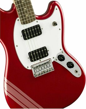 Chitarra Elettrica Fender Squier FSR Bullet Competition Mustang HH IL Candy Apple Red - 3