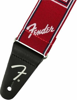 Textile guitar strap Fender Weighless 2'' Mono Strap Red/White/Blue - 2