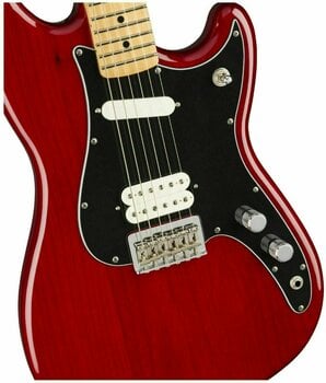 Guitare électrique Fender Duo-Sonic HS MN Crimson Red Transparent - 3