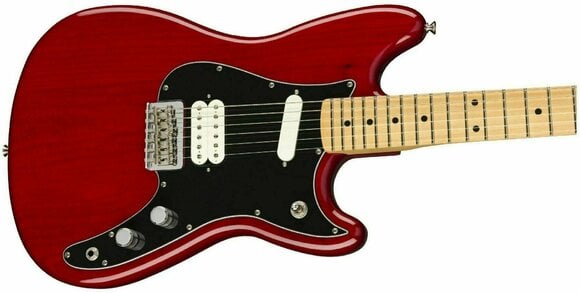Guitare électrique Fender Duo-Sonic HS MN Crimson Red Transparent - 4