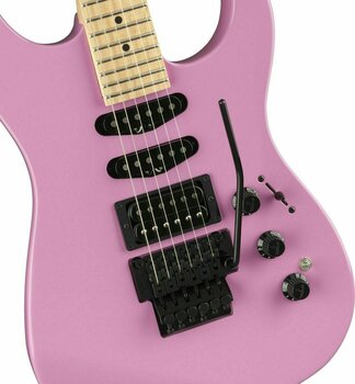 Guitarra eléctrica Fender HM Stratocaster MN Flash Pink - 3