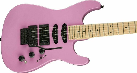 Elektromos gitár Fender HM Stratocaster MN Flash Pink - 4
