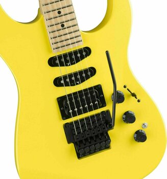 Electric guitar Fender HM Stratocaster MN Frozen Yellow - 3