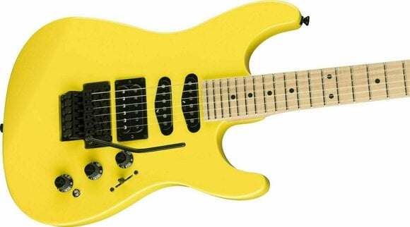 Elektrisk guitar Fender HM Stratocaster MN Frozen Yellow - 4