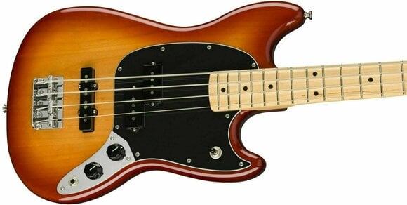 4-strängad basgitarr Fender Mustang PJ Bass MN Sienna Sunburst - 4