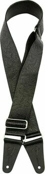 Leather guitar strap Fender Tooled Leather Guitar Strap 2'' Leather guitar strap Black - 3
