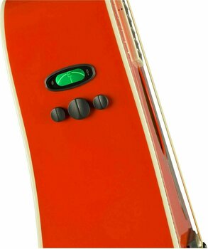 Електро-акустична китара Дреднаут Fender PM-1E Fiesta Red - 6