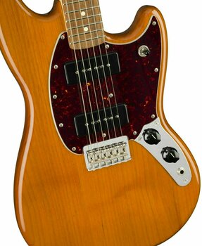 Elektrická kytara Fender Mustang 90 PF Aged Natural - 3