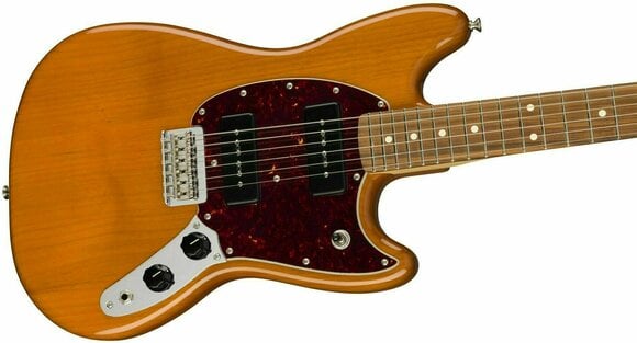 Elektrická gitara Fender Mustang 90 PF Aged Natural - 4