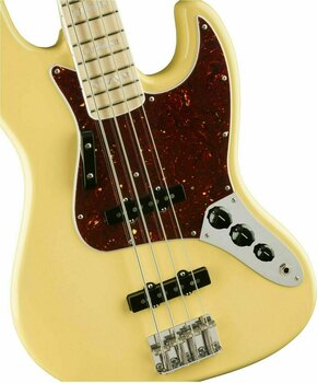 4-strenget basguitar Fender American Original '70s Jazz Bass MN Vintage White - 3
