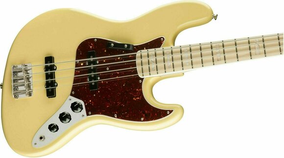 4-string Bassguitar Fender American Original '70s Jazz Bass MN Vintage White - 4