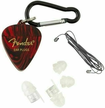 Zatyczki do uszu Fender Professional Hi-Fi Transparentny Zatyczki do uszu - 2