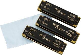 Diatonična ustna harmonika Fender Blues DeVille 3 Pack Diatonična ustna harmonika - 3