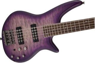 5-струнна бас китара Jackson JS Series Spectra Bass JS3Q V Purple Phaze 5-струнна бас китара - 4
