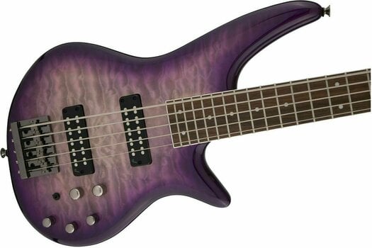 5-snarige basgitaar Jackson JS Series Spectra Bass JS3Q V Purple Phaze - 5