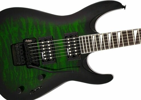 Elektrische gitaar Jackson JS32Q DKA AH Transparent Green Burst - 5
