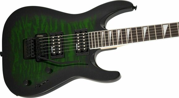 Elektrische gitaar Jackson JS32Q DKA AH Transparent Green Burst - 6