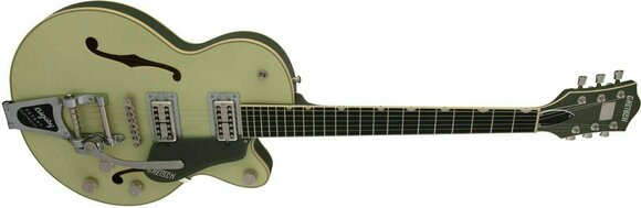 Halvakustisk guitar Gretsch G6659T Players Edition Broadkaster JR Two-Tone Smoke Green - 3