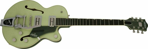 Halvakustisk gitarr Gretsch G6659T Players Edition Broadkaster JR Two-Tone Smoke Green - 4