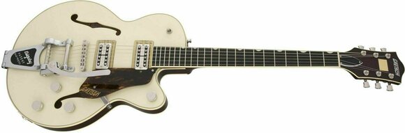 Semi-akoestische gitaar Gretsch G6659T Players Edition Broadkaster JR Two-Tone Lotus Ivory/Walnut Stain - 3
