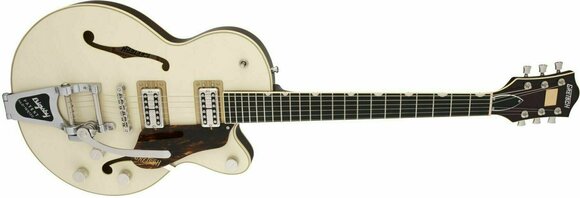 Guitare semi-acoustique Gretsch G6659T Players Edition Broadkaster JR Two-Tone Lotus Ivory/Walnut Stain - 4