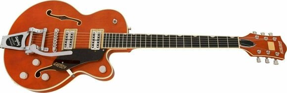 Halbresonanz-Gitarre Gretsch G6659T Players Edition Broadkaster JR Round-up Orange - 3
