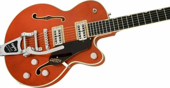 Semi-Acoustic Guitar Gretsch G6659T Players Edition Broadkaster JR Round-up Orange - 6